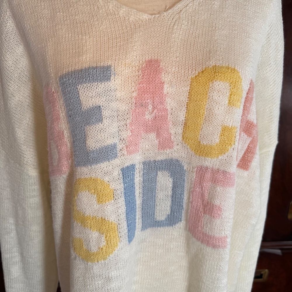 Gilli Beach Side NWOT Lightweight Sweater Size Medium - Picture 5 of 12